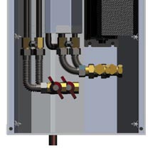 Встраиваемый в пол конвектор MINIB COIL-HCM4pipe