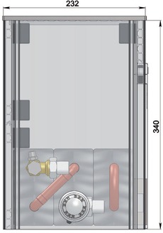 Настенный конвектор MINIB COIL-NW340