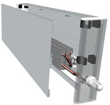 Напольный конвектор MINIB COIL-SU2 (естественная конвекция)
