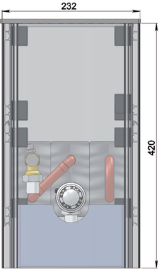 Напольный конвектор MINIB COIL-SW420